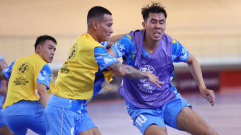 ĐT futsal Việt Nam làm quen sân chính thức, sẵn sàng bước vào VCK futsal châu Á 2026